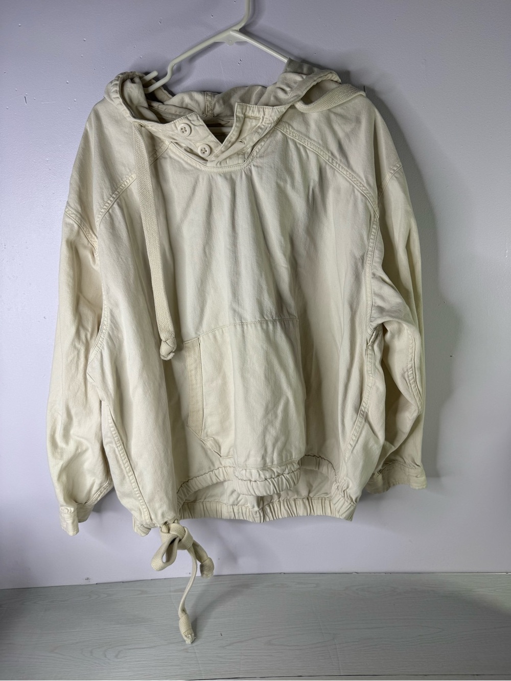 AE Oversized Military Shirt Hoodie size XXL